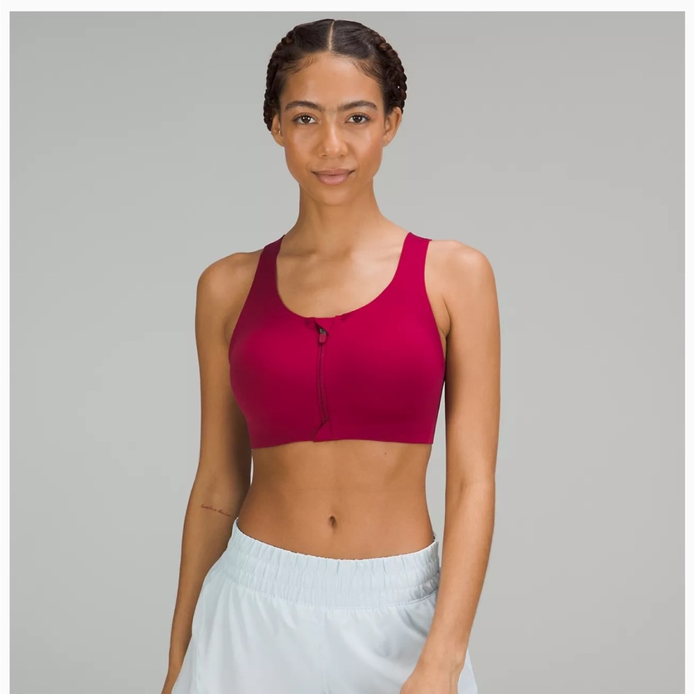 NWT Lululemon enlisted bra front zip size 36DD